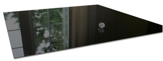 Prasowanie na gorąco 1 mm 1,5 mm 2 mm 3 mm 4 mm 3K Twill Glossy Carbon Fiber Board