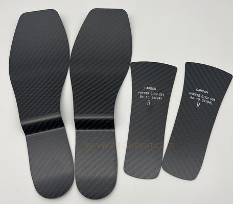Podszewki butów z włókna węglowego 3K Twill Matte Carbon Fiber Plate 1.0mm 0.8mm