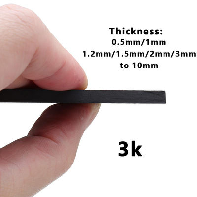 1 4 &quot; 1 8 cali Włókno węglowe 1 mm 400 x 500 mm 100% prawdziwe