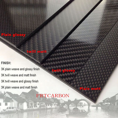 4x8 3k Panel Włókno węglowe Płytkowy Panel 2mm 3mm 4mm 5mm