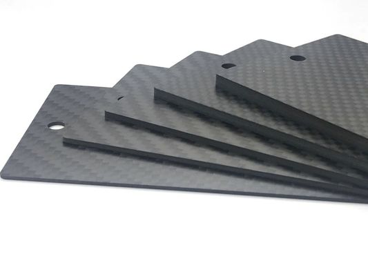 Arkusz CFRP Glossy Black Carbon Fiber Arkusz 3mm 200x300mm