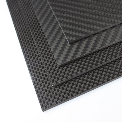 3k Tkaniny z włókien węglowych 3 mm grubość 1 4 &quot; 1,5 mm błyszczące Matte Plain Twill Woven