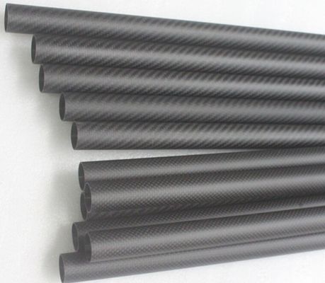 2m 20mm 3k Włókno węglowe Rury Włókno węglowe Ramy rowerowe Rury Węglowe Weipi Łódź Paddle Ręcznik Pole