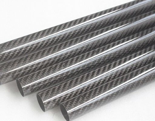 2m 20mm 3k Włókno węglowe Rury Włókno węglowe Ramy rowerowe Rury Węglowe Weipi Łódź Paddle Ręcznik Pole