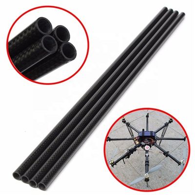 1 cala 1 2 cala Carbon Fiber Square Tube Wysoki moduł 3k 50mm