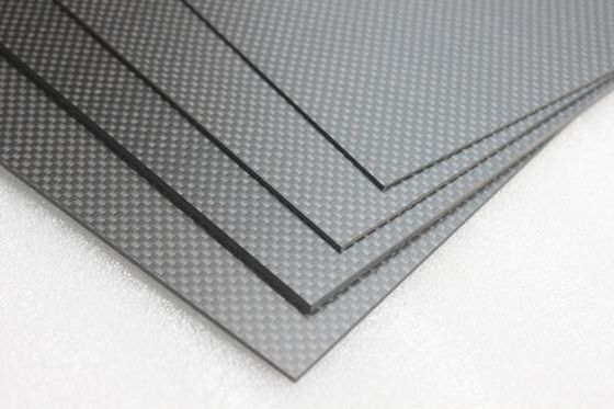 500 mm x 500 mm Matte Plain 3K Carbon Fiber Panel Sheet dla kwadratowej ramy