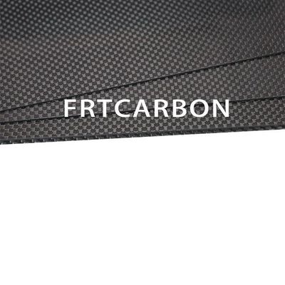 500 mm x 500 mm Matte Plain 3K Carbon Fiber Panel Sheet dla kwadratowej ramy