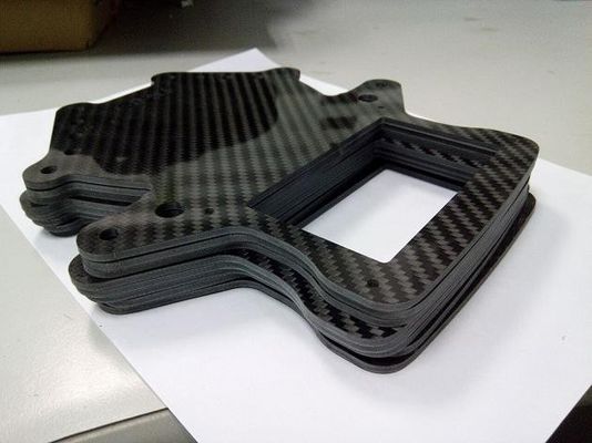 Wysokiej wytrzymałości i dobrej płaskości 6mm 8mm 10mm 12mm 3K Twill Matte Fake Carbon Fiber Plate