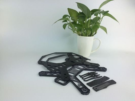 Włókno węglowe Cnc Service Włókno węglowe płyty CNC części do obróbki do ramy kopru/FPV